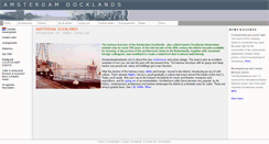 Desktop Screenshot of amsterdamdocklands.com