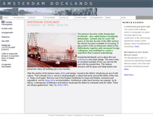 Tablet Screenshot of amsterdamdocklands.com